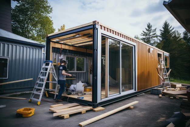 container home construction