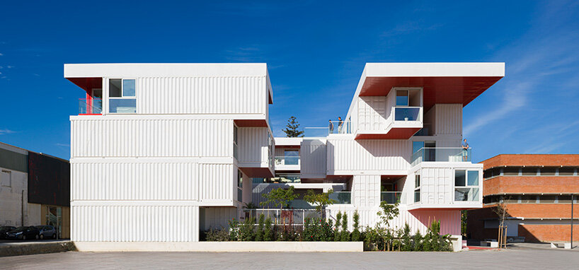 reused shipping containers